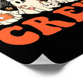 Boo Boo Crew Nurse Ghost Scrub Top Nursing Hallowe Poster (Hoek)