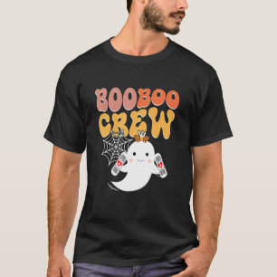 Boo Boo Crew Nurse Halloween Costume Fun T-shirt