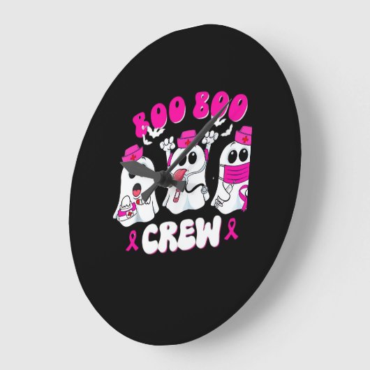 Boo Boo Crew Nurse Halloween Costume Ghost Breast Grote Klok (Hoek)