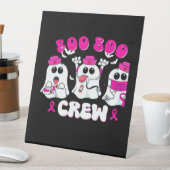 Boo Boo Crew Nurse Halloween Costume Ghost Breast  Reclamebord Met Voetstuk (Insitu)
