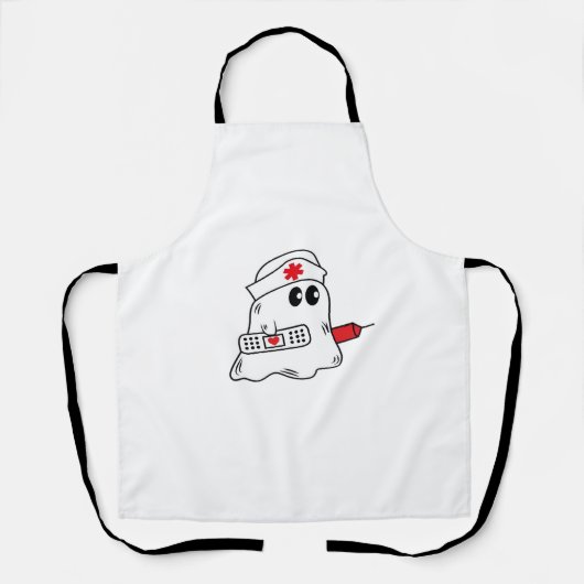 Boo Boo Crew Nurse Halloween Ghost Funny Oversized Schort (Voorkant)