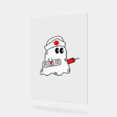 Boo Boo Crew Nurse Halloween Ghost Funny Surdimens (Angle)