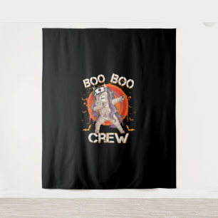Boo Boo Crew Nurse Mummy Unicorn Halloween Custome Wandkleed