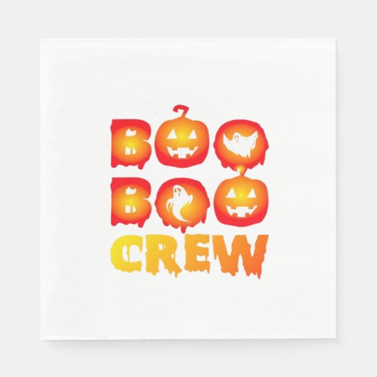Boo Boo Crew Oversized T-shirt Servet (Voorkant)