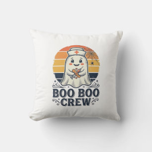 Boo Boo Crew Schattige Verpleegster Geest Hallowee Kussen