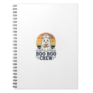 Boo Boo Crew Schattige Verpleegster Geest Hallowee Notitieboek