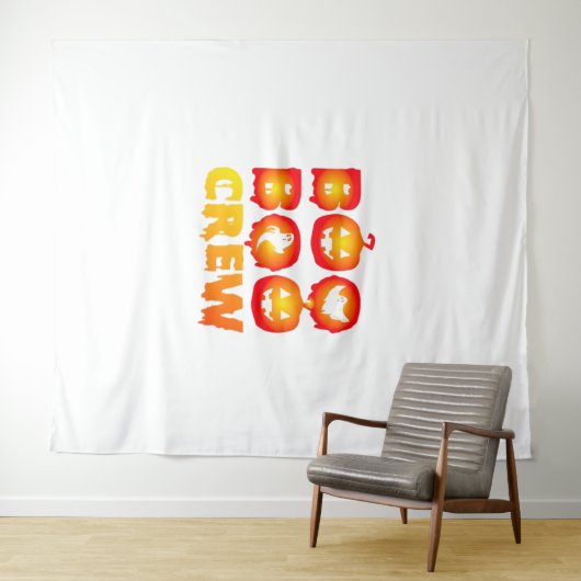 Boo Boo Crew Shirt - Funny Ghost Halloween Nurse Wandkleed (In Situ (horizontaal))