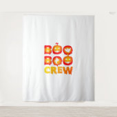 Boo Boo Crew Shirt - Funny Ghost Halloween Nurse Wandkleed (Voorkant)