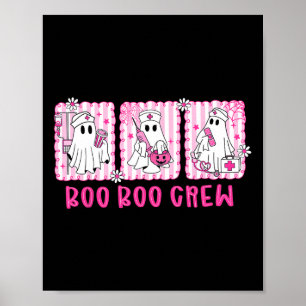 Boo Boo Crew Spooky Seizoen Gelukkig Halloween Fun Poster