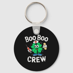 Boo Boo Crew St. Patrick's Day Verpleegster Scrubt Sleutelhanger