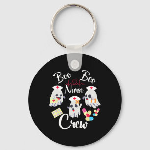 Boo Boo Crew Verpleegster Ghost Kostuum Leuk Hallo Sleutelhanger