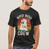 Boo Boo Crew Verpleegster Grappige Ghost Vrouwen H T-shirt (Voorkant)