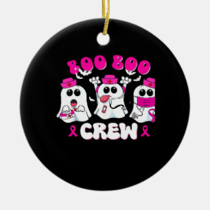 Boo Boo Crew Verpleegster Halloween Kostuum Ghost Keramisch Ornament