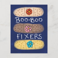 Boo-Boo Fixer Bandaids Briefkaart