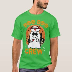 Boo Boo Funny Crew Halloween Doctor verpleegkundig T-shirt