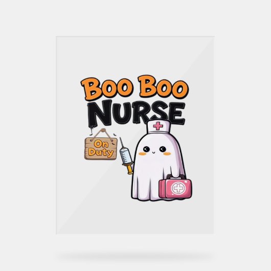 Boo Boo Infirmière En Service Classique T-Shirt (Recto)