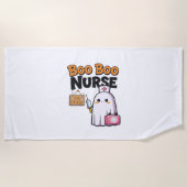 Boo Boo Nurse On Duty Classic T-shirt Strandlaken (Voorkant)