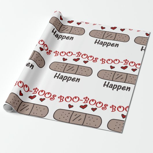 Boo Boos Happen Cadeaupapier (Uitgerold)