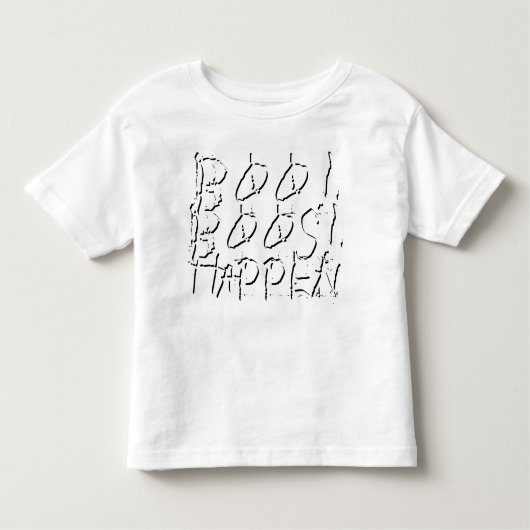 Boo. Boos. HEEFT Kinder Shirts (Voorkant)