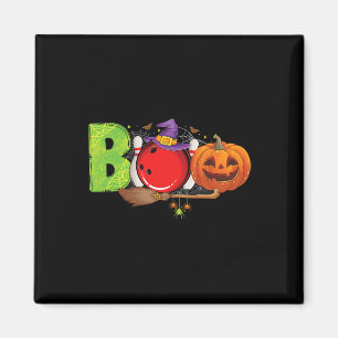 Boo Bowling Byll Pins Liefhebber Bowling Halloween Magneet