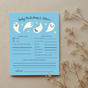 Boo Boy Baby shower Baby voorspellingen en advies 