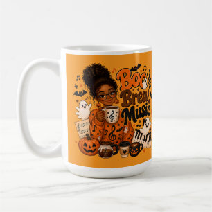 Boo Brew Muziekleraar Oranje Halloween Mok