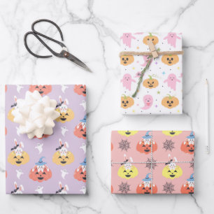 Boo Bunny Halloween Feuilles de papier d'enveloppe