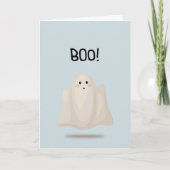 Boo ! Carte de voeux Ghost (Devant)