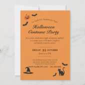 BOO ! Carte d'invitation Halloween (Dos)
