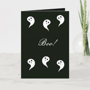 Boo ! Carte Halloween