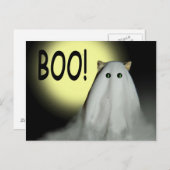 Boo ! Carte Halloween (Devant / Derrière)