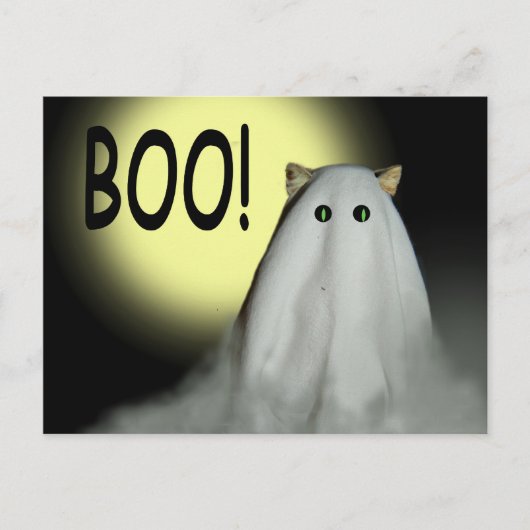 Boo ! Carte Halloween (Devant)