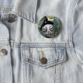 Boo. Cobby the Cornfield Creeper Button (In situ)