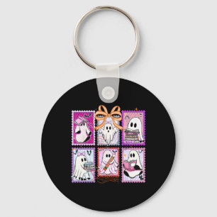 Boo Coquette Halloween leraar Funny Ghost Trick O Sleutelhanger