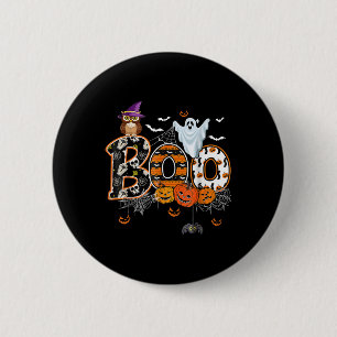 Boo Crew Bachelorette-feest Halloween Hekserig Bru Ronde Button 5,7 Cm