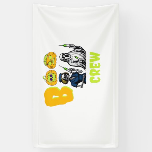 Boo Crew Classic T-shirt Spandoek (Verticaal)