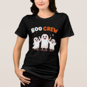 Boo Crew Funny Cute Halloween Femmes Tshirts (Recto)