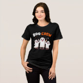 Boo Crew Funny Cute Halloween Femmes Tshirts (Recto plein)