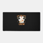 Boo Crew Funny Ghost Spooky Halloween Nurse T-Shir Bureaumat (Voorkant)