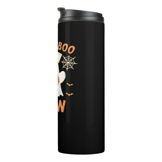 Boo Crew Funny Ghost Spooky Halloween Nurse T-Shir Thermosbeker (Geroteerd rechts)