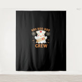 Boo Crew Funny Ghost Spooky Halloween Nurse T-Shir Wandkleed (Voorkant)