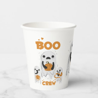 Boo Crew Geest Halloween Papieren Bekers