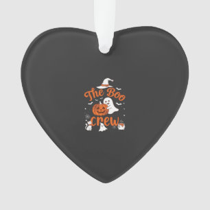 Boo Crew Geest Pompoen Witte Kat Heksenhoed Ornament