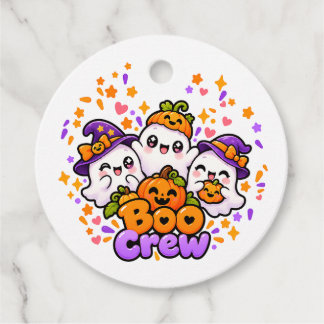 Boo Crew Halloween-cadeautag Bedankjes Labels