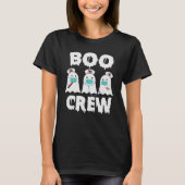 Boo Crew Infirmières fantômes mignonne T-shirt Hal (Devant)