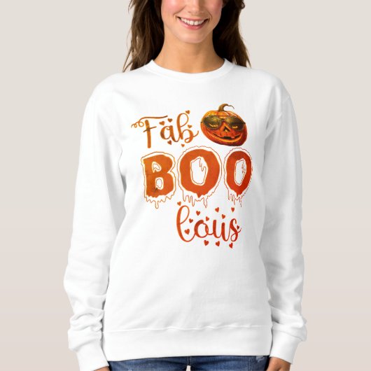 Boo Crew Matching Halloween Familie Hoodie Pullove Trui (Voorkant)