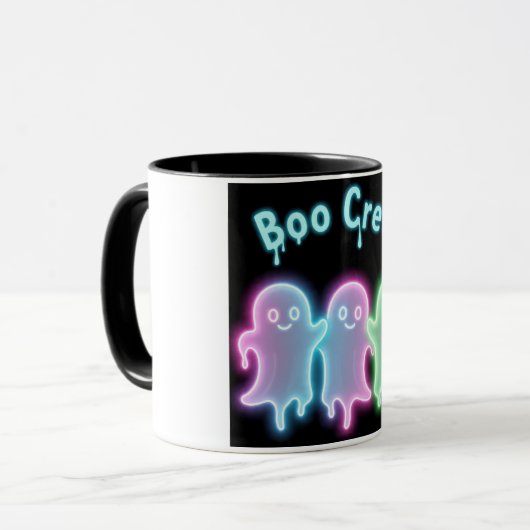 Boo Crew Neon Ghosts Halloween Mok (Voorkant links)