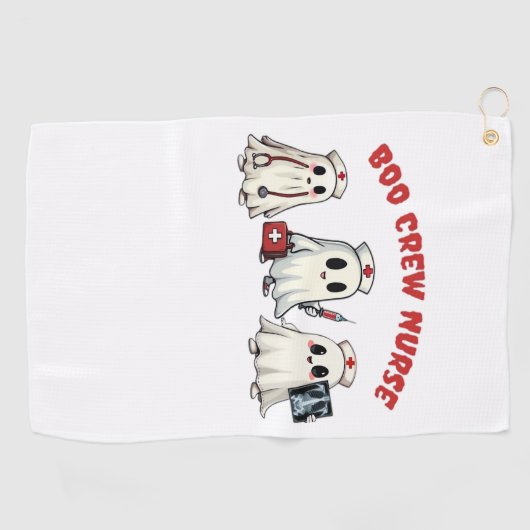 BOO CREW NURSE Essential T-shirt Golfhanddoek (Horizontaal)