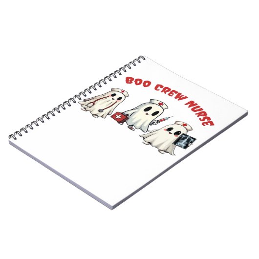 BOO CREW NURSE Essential T-shirt Notitieboek (Linkerzijde)
