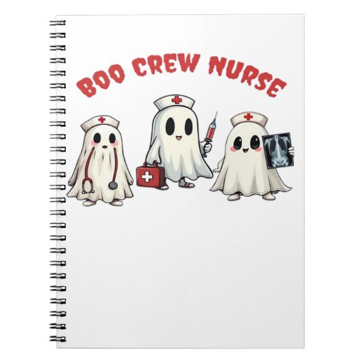 BOO CREW NURSE Essential T-shirt Notitieboek (Voorkant)
